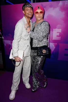 Marcell Damaschke und Julian F.M. Stoeckel bei der Premiere der Reality-Show The Power im Alice Rooftop & Garden. Berlin, 28.08.2025