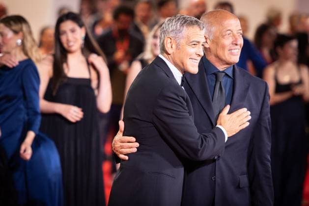 Jay Kelly red carpet at the 82nd Venice International film festival in Venice, Italy - 28 Aug 2025 George Clooney attends the Jay Kelly red carpet during the 82nd Venice International Film Festival at the Palazzo del Cinema on the Lido di Venezia. Venice Italy Copyright: xLoredanaxSangiulianox xSOPAxImagesx LSangiuliano-1394