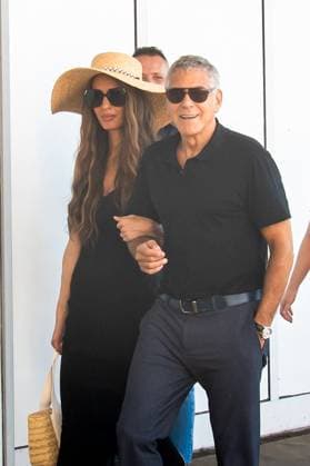 George Clooney and his wife Amal arrive at the airport after a marked appearance at the 82nd International Film Festival of Venice Mostra , Italy, August 29, 2025 Bestimage George Clooney and his wife Amal arrive at the airport after a marked appearance at the 82nd International Film Festival of Venice Mostra , Italy, August 29, 2025 Bestimage Venise Italie  Copyright: xAgencex xBestimagexAgencex xBestimagex