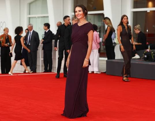 August 29, 2025, Venice, Veneto, Italy: VIRGINIE LEDOYEN on the red carpet for the A Pied d Oeuvre Premiere screening at the 82nd Venice Film Festival at the Venice Lido, Italy. Venice Italy - ZUMAc179 20250829_zep_c179_095 Copyright: xMickaelxChavetx