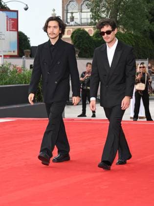 Venice, 82nd Venice International Film Festival 2025 - evening 3 - red carpet of the film A Pied D Oeuvre In the photo Ludovic Boukherma, Zoran Boukherma  Copyright: xAlbertoxTerenghix xipa-agency.netx xPoolxPhotoxEventsx06x IPA_Agency_IPA63580843