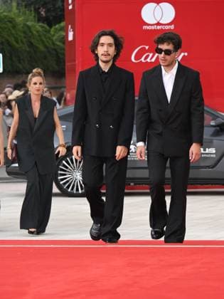 Venice, Italy: Venice, 82nd Venice International Film Festival 2025 - evening 3 - red carpet of the film A Pied D Oeuvre In the photo Ludovic Boukherma, Zoran Boukherma Venice Italy  - ZUMAp169 20250829_zea_p169_583 Copyright: xAlbertoxTerenghix