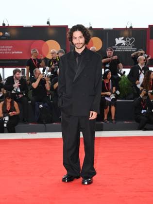 Venice, Italy: Venice, 82nd Venice International Film Festival 2025 - evening 3 - red carpet of the film A Pied D Oeuvre In the photo Sayyid El Alami Venice Italy  - ZUMAp169 20250829_zea_p169_600 Copyright: xAlbertoxTerenghix