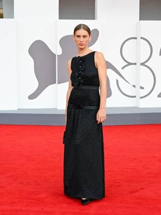 Venice, 82nd Venice International Film Festival 2025 - Evening 3 - Red Carpet for the film A Pied D Oeuvre - Pictured: Lou Lampros  Copyright: xManuelexMangiarottix xipa-agency.netx xPoolxPhotoxEventsx06x IPA_Agency_IPA63581563