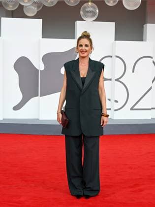 Venice, 82nd Venice International Film Festival 2025 - Evening 3 - Red Carpet for the film A Pied D Oeuvre - Pictured: Agathe Riedinger  Copyright: xManuelexMangiarottix xipa-agency.netx xPoolxPhotoxEventsx06x IPA_Agency_IPA63581568