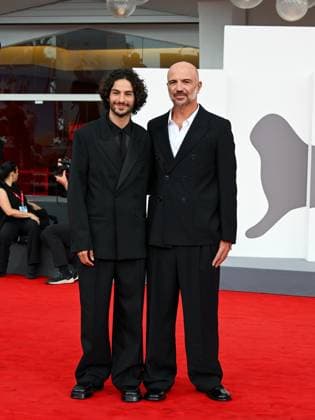 Venice, 82nd Venice International Film Festival 2025 - evening 3 - red carpet for the film A Pied D Oeuvre - Pictured: Sayyid El Alami, Julien Colonna  Copyright: xManuelexMangiarottix xipa-agency.netx xPoolxPhotoxEventsx06x IPA_Agency_IPA63581581