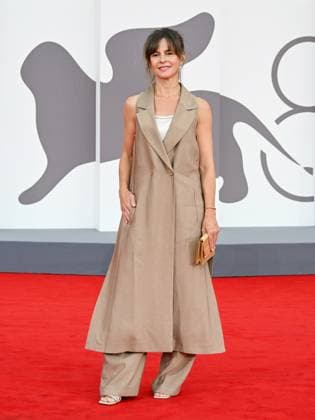 Venice, 82nd Venice International Film Festival 2025 - Evening 3 - Red Carpet for the film A Pied D Oeuvre - Pictured: Maura Del Pero  Copyright: xManuelexMangiarottix xipa-agency.netx xPoolxPhotoxEventsx06x IPA_Agency_IPA63581742