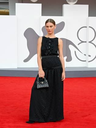 Venice, ITALY: Venice, 82nd Venice International Film Festival 2025 - Evening 3 - Red Carpet for the film A Pied D Oeuvre - Pictured: Lou Lampros Venice ITALY  - ZUMAp169 20250829_zea_p169_698 Copyright: xManuelexMangiarottix