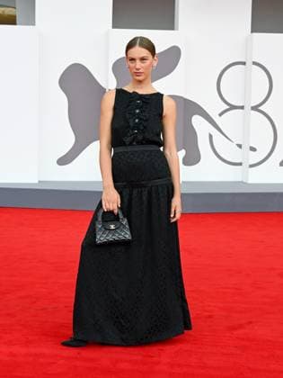 Venice, ITALY: Venice, 82nd Venice International Film Festival 2025 - Evening 3 - Red Carpet for the film A Pied D Oeuvre - Pictured: Lou Lampros Venice ITALY  - ZUMAp169 20250829_zea_p169_731 Copyright: xManuelexMangiarottix