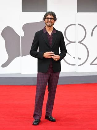 Venice, Italy: Venice, 82nd Venice International Film Festival 2025 - Evening 3 - The red carpet for the film After The Hunt. Pictured is Simone Marchetti. Venice Italy  - ZUMAp169 20250829_zea_p169_766 Copyright: xManuelexMangiarottix