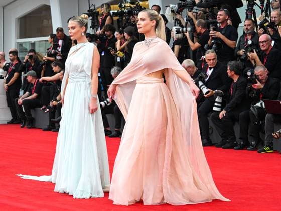 Venice, 82nd Venice International Film Festival 2025 - Evening 3 - The red carpet for the film After The Hunt. Pictured are Lady Amelia and Eliza Spencer.  Copyright: xLadyxAmeliaxedxElizaxSpencerx xipa-agency.netx xPoolxPhotoxEventsx06x IPA_Agency_IPA63582760