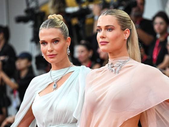 Venice, 82nd Venice International Film Festival 2025 - Evening 3 - The red carpet for the film After The Hunt. Pictured are Lady Amelia and Eliza Spencer.  Copyright: xLadyxAmeliaxedxElizaxSpencerx xipa-agency.netx xPoolxPhotoxEventsx06x IPA_Agency_IPA63582788