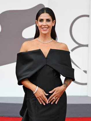 Venice, 82nd Venice International Film Festival 2025 - Evening 3 - Red Carpet for the film After The Hunt - Pictured: Martina Luchena  Copyright: xManuelexMangiarottix xipa-agency.netx xPoolxPhotoxEventsx06x IPA_Agency_IPA63582841