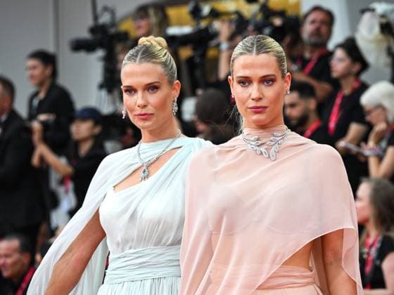 Venice, 82nd Venice International Film Festival 2025 - Evening 3 - The red carpet for the film After The Hunt. Pictured are Lady Amelia and Eliza Spencer.  Copyright: xLadyxAmeliaxedxElizaxSpencerx xipa-agency.netx xPoolxPhotoxEventsx06x IPA_Agency_IPA63582767