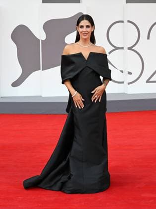 Venice, 82nd Venice International Film Festival 2025 - Evening 3 - Red Carpet for the film After The Hunt - Pictured: Martina Luchena  Copyright: xManuelexMangiarottix xipa-agency.netx xPoolxPhotoxEventsx06x IPA_Agency_IPA63582878