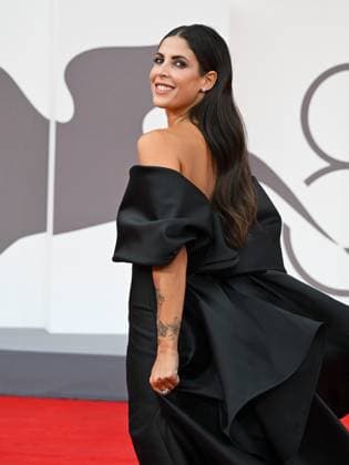 Venice, ITALY: Venice, 82nd Venice International Film Festival 2025 - Evening 3 - Red Carpet for the film After The Hunt - Pictured: Martina Luchena Venice ITALY  - ZUMAp169 20250829_zea_p169_854 Copyright: xManuelexMangiarottix