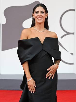 Venice, ITALY: Venice, 82nd Venice International Film Festival 2025 - Evening 3 - Red Carpet for the film After The Hunt - Pictured: Martina Luchena Venice ITALY  - ZUMAp169 20250829_zea_p169_860 Copyright: xManuelexMangiarottix