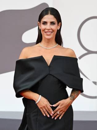 Venice, ITALY: Venice, 82nd Venice International Film Festival 2025 - Evening 3 - Red Carpet for the film After The Hunt - Pictured: Martina Luchena Venice ITALY  - ZUMAp169 20250829_zea_p169_866 Copyright: xManuelexMangiarottix