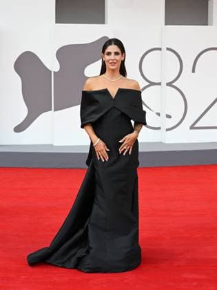Venice, ITALY: Venice, 82nd Venice International Film Festival 2025 - Evening 3 - Red Carpet for the film After The Hunt - Pictured: Martina Luchena Venice ITALY  - ZUMAp169 20250829_zea_p169_867 Copyright: xManuelexMangiarottix