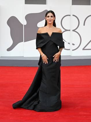 Venice, ITALY: Venice, 82nd Venice International Film Festival 2025 - Evening 3 - Red Carpet for the film After The Hunt - Pictured: Martina Luchena Venice ITALY  - ZUMAp169 20250829_zea_p169_871 Copyright: xManuelexMangiarottix