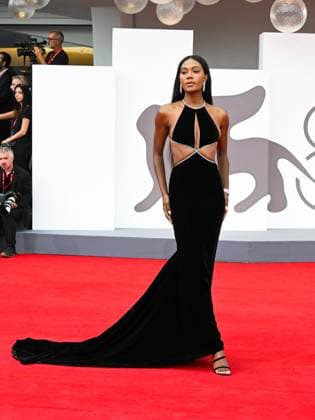 Venice, 82nd Venice International Film Festival 2025 - Evening 3 - The red carpet for the film After The Hunt. Pictured: Afiya Bennett  Copyright: xManuelexMangiarottix xipa-agency.netx xPoolxPhotoxEventsx06x IPA_Agency_IPA63583642