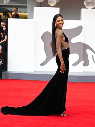 Venice, 82nd Venice International Film Festival 2025 - Evening 3 - The red carpet for the film After The Hunt. Pictured: Afiya Bennett  Copyright: xManuelexMangiarottix xipa-agency.netx xPoolxPhotoxEventsx06x IPA_Agency_IPA63583652