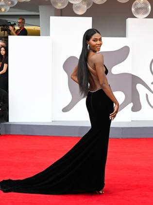 Venice, Italy: Venice, 82nd Venice International Film Festival 2025 - Evening 3 - The red carpet for the film After The Hunt. Pictured: Afiya Bennett Venice Italy  - ZUMAp169 20250829_zea_p169_973 Copyright: xManuelexMangiarottix