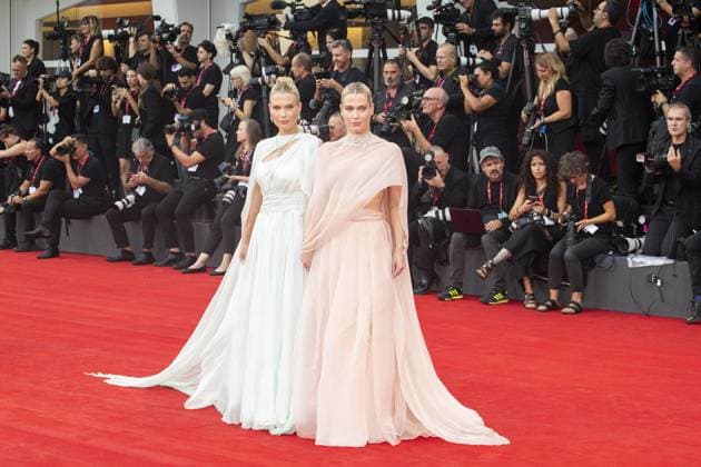 After The Hunt Red Carpet - ?The 82nd Venice International Film Festival VENICE, ITALY - AUGUST 29: Lady Amelia Spencer and Lady Eliza Spencer attend the After The Hunt red carpet during the 82nd Venice International Film Festival on August 29, 2025 in Venice, Italy. Primo Barol Anadolu Venice Italy. Editorial use only. Please get in touch for any other usage.  Copyright: x2025xAnadoluxPrimoxBarolx