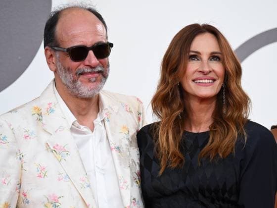 Venice, 82nd Venice International Film Festival 2025 - evening 3 - red carpet of the film After The Hunt - Pictured: Julia Roberts, Luca Guadagnino  Copyright: xManuelexMangiarottix xipa-agency.netx xPoolxPhotoxEventsx06x IPA_Agency_IPA63585511