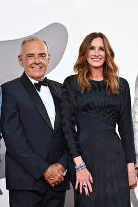 After The Hunt Red Carpet - The 82nd Venice International Film Festival Alberto Barbera, Julia Roberts during After The Hunt Red Carpet - The 82nd Venice International Film Festival, Venice, Italy 29 August 2025, Credit:Maria Laura Antonelli Avalon Italy, Venice  Copyright: xMariaxLauraxAntonellix xAvalonx 1032403974
