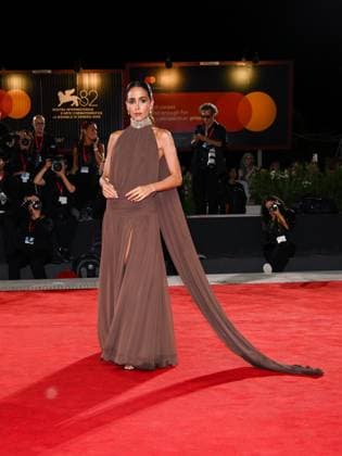 : Venice, 82nd Venice International Film Festival 2025 - Evening 3 - Red Carpet for the film Calle Malaga - Pictured: Rocio Osorno  - ZUMAp169 20250829_zea_p169_1591 Copyright: xAlbertoxTerenghix