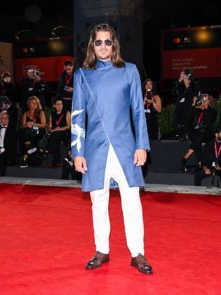Venice, ITALY: Venice, 82nd Venice International Film Festival 2025 - evening 3 - red carpet for the film Calle Malaga - Pictured: GUEST Venice ITALY  - ZUMAp169 20250829_zea_p169_1629 Copyright: xAlbertoxTerenghix