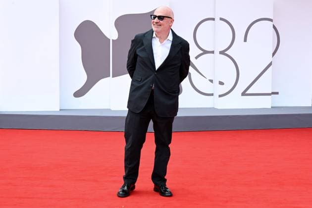 Venice, Italy: Venice, 82nd Venice International Film Festival 2025, - Evening 5 - Red Carpet film: Under the Clouds Pictured: Gianfranco Rosi Venice Italy  - ZUMAp169 20250830_zea_p169_991 Copyright: xAlbertoxTerenghi PoolxxEvenx