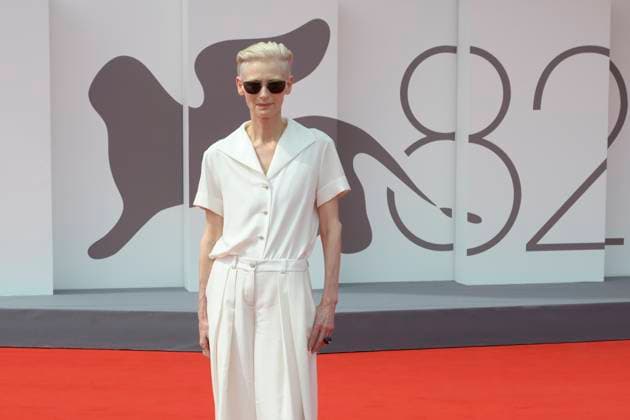 August 30, 2025, Venice Lido, Italy: Tilda Swinton attends the red carpet of movie Broken English at 82nd Venice Film Festival at Palazzo del cinema. Venice Lido Italy - ZUMAs197 20250830_aaa_s197_051 Copyright: xMarioxCartellix