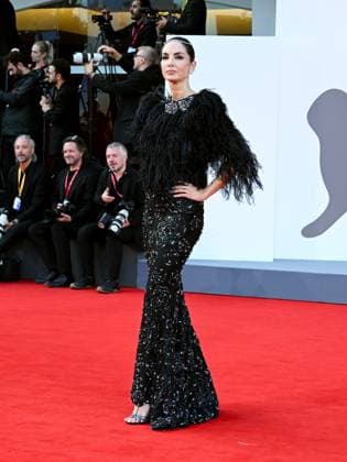 Venice, ITALY: Venice, 82nd Venice International Film Festival 2025 - Evening 4 - red carpet for the film Frankenstein. In the photo: Eugemia Silvia Venice ITALY  - ZUMAp169 20250830_zea_p169_1160 Copyright: xManuelexMangiarottix