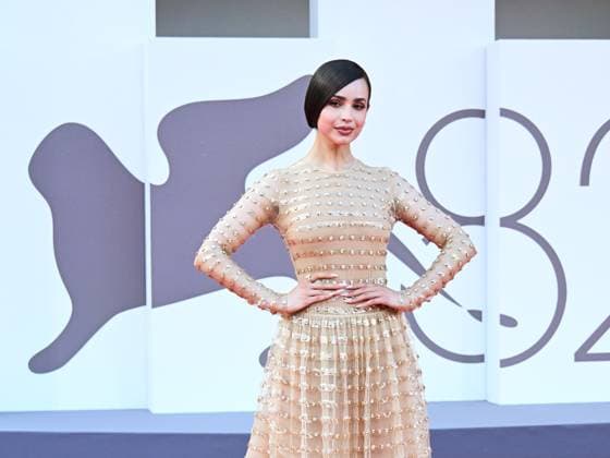 Venice, ITALY: Venice, 82nd Venice International Film Festival 2025 - Evening 4 - Red Carpet for the film Frankenstein. Pictured: Sofia Carson Venice ITALY  - ZUMAp169 20250830_zea_p169_1200 Copyright: xManuelexMangiarottix