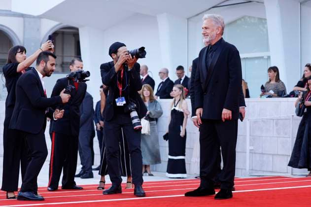 Christoph Waltz bei der Premiere des Kinofilms Frankenstein auf der Biennale di Venezia 2025 82. Internationale Filmfestspiele von Venedig im Palazzo del Cinema. Venedig, 30.08.2025