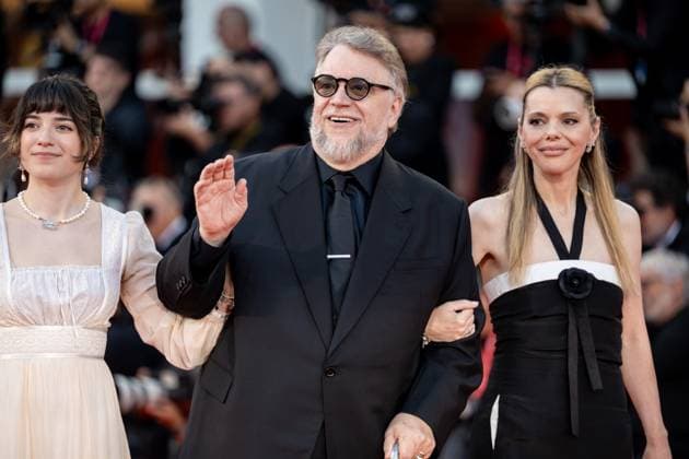 Frankenstein Red Carpet The82nd Venice International Film Festival In Venice, Italy, on August 30, 2025, Marisa del Toro, Guillermo del Toro, and Kim Morgan attend the Frankenstein red carpet during the 82nd Venice International Film Festival. Venice Italy  Copyright: xLucaxCarlinox originalFilename: carlino-notitle250830_npd1v.jpg