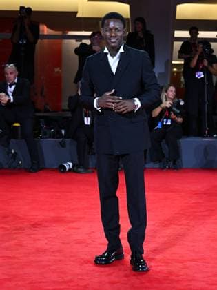 Venice, ITALY: Venice, 82nd Venice International Film Festival 2025 - Evening 4 - Red Carpet of the Film Un Prophete (A Prophet: The Series) - Pictured: Mamadou SidibÃ Venice ITALY  - ZUMAp169 20250830_zea_p169_1692 Copyright: xManuelexMangiarottix