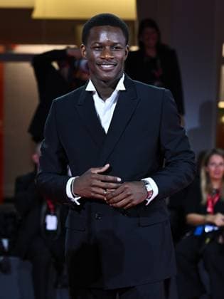 Venice, ITALY: Venice, 82nd Venice International Film Festival 2025 - Evening 4 - Red Carpet of the Film Un Prophete (A Prophet: The Series) - Pictured: Mamadou SidibÃ Venice ITALY  - ZUMAp169 20250830_zea_p169_1626 Copyright: xManuelexMangiarottix