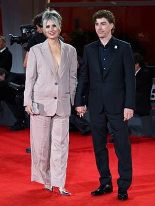 Venice, 82nd Venice International Film Festival 2025 - Evening 4 - Red Carpet of the film The Valley of Smiles - Pictured: Michele Riondino, Eva Nestori  Copyright: xManuelexMangiarottix xipa-agency.netx xPoolxPhotoxEventsx06x IPA_Agency_IPA63691101