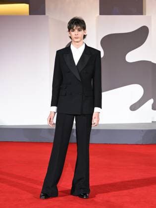 Venice, Italy: Venice, 82nd Venice International Film Festival 2025 - Evening 4 - Red Carpet for the film The Valley of Smiles. Pictured: Giulio Feltri Venice Italy  - ZUMAp169 20250830_zea_p169_1939 Copyright: xSimonexComix