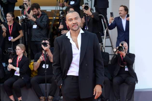 Frankenstein red carpet in Venice Lido, Italy - 30 Aug 2025 Jesse Williams attends the red carpet of movie Frankenstein at 82nd Venice Film Festival. Venice Lido Italy Copyright: xMarioxCartellix xSOPAxImagesx _DSC4154