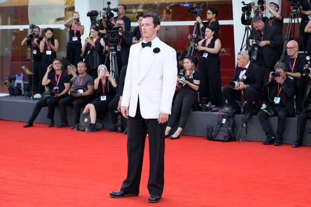 Callum Turner bei der Premiere des Kinofilms Frankenstein auf der Biennale di Venezia 2025 82. Internationale Filmfestspiele von Venedig im Palazzo del Cinema. Venedig, 30.08.20