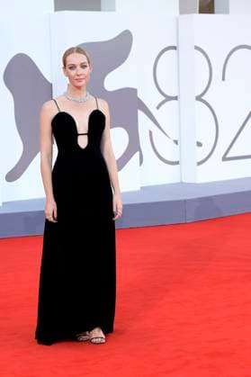 Cristiana Capotondi bei der Premiere des Kinofilms Frankenstein auf der Biennale di Venezia 2025 82. Internationale Filmfestspiele von Venedig im Palazzo del Cinema. Venedig, 30.08.20