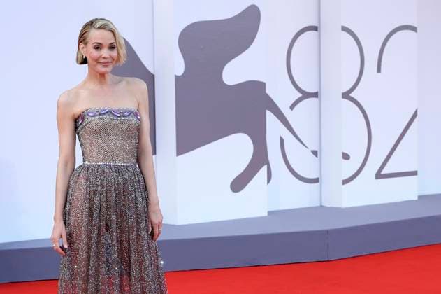 Leslie Bibb bei der Premiere des Kinofilms Frankenstein auf der Biennale di Venezia 2025 82. Internationale Filmfestspiele von Venedig im Palazzo del Cinema. Venedig, 30.08.20