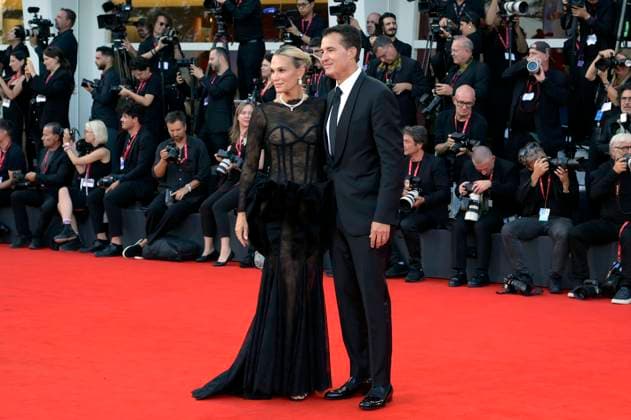 Molly Sims mit Ehemann Scott Stuber bei der Premiere des Kinofilms Frankenstein auf der Biennale di Venezia 2025 82. Internationale Filmfestspiele von Venedig im Palazzo del Cinema. Venedig, 30.08.20