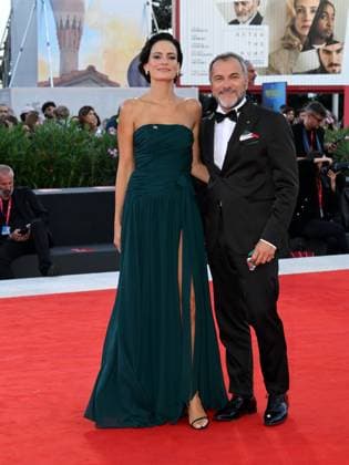Venice, Italy: Venice, 82nd Venice International Film Festival 2025 - evening 4 - KINEO AWARD red carpet Pictured: Shalana Santana, Massimiliano Gallo Venice Italy  - ZUMAp169 20250830_zea_p169_2535 Copyright: xAlbertoxTerenghi PoolxxEvenx