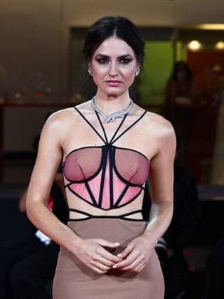 Venice, ITALY: Venice, 82nd Venice International Film Festival 2025 - Evening 4 - Red Carpet for the film The Valley of Smiles - Pictured: Romana Maggiora Vergano Venice ITALY  - ZUMAp169 20250830_zea_p169_2023 Copyright: xManuelexMangiarottix