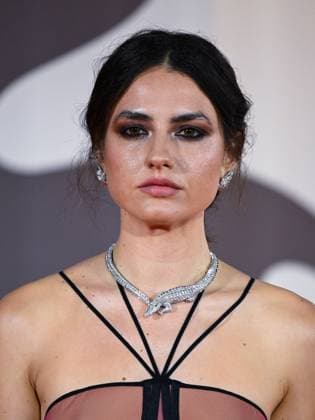 Venice, ITALY: Venice, 82nd Venice International Film Festival 2025 - Evening 4 - Red Carpet for the film The Valley of Smiles - Pictured: Romana Maggiora Vergano Venice ITALY  - ZUMAp169 20250830_zea_p169_2026 Copyright: xManuelexMangiarottix